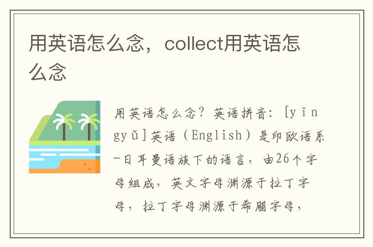 用英语怎么念，collect用英语怎么念